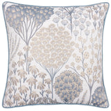 Ophelia Floral Jacquard Cushion Cover Wedgewood 50 x 50cm - image 2