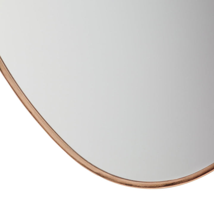 Organic Oval Wall Mirror Copper - Ideal