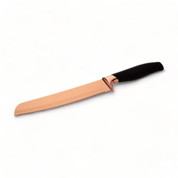 Orion Black + Rose Gold Bread Knife - Ideal