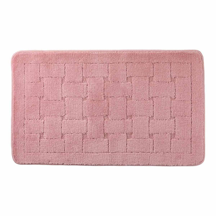 Orkney Bath Mat Blush Pink 45x75cm - Ideal