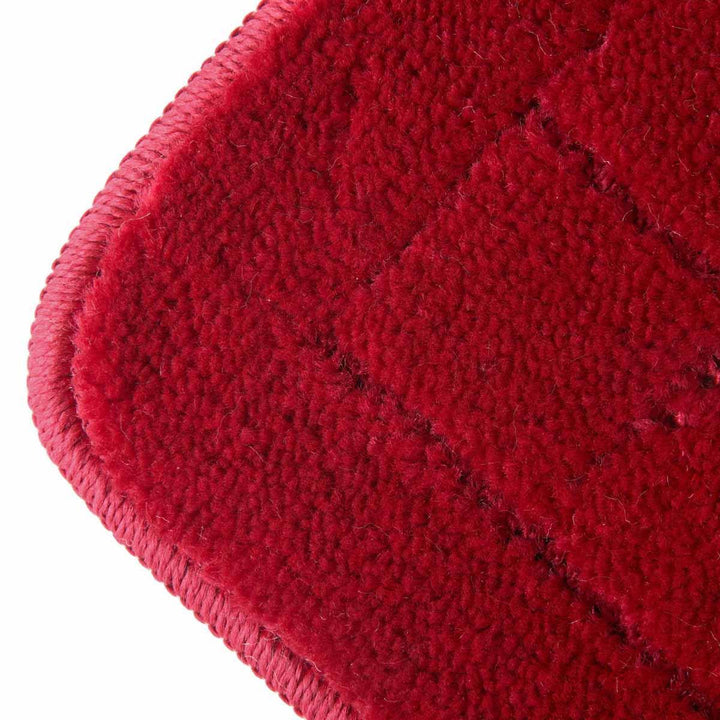 Orkney Bath Mat Bordeaux Red 45x75cm - Ideal