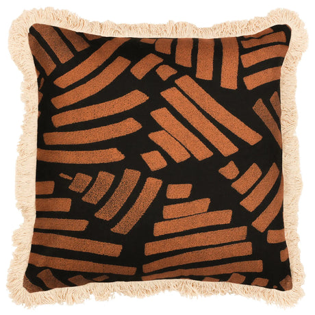 Oromo Brown Cushion Cover 45cm x 45cm - additional product view 1