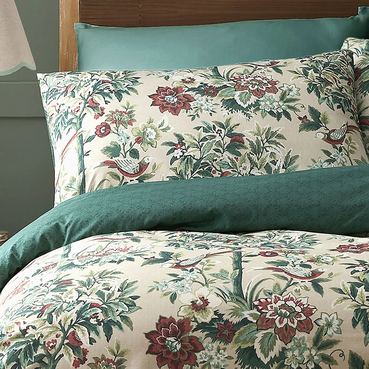Otillie Tapestry Natural Polycotton Duvet Cover Set - product image 2
