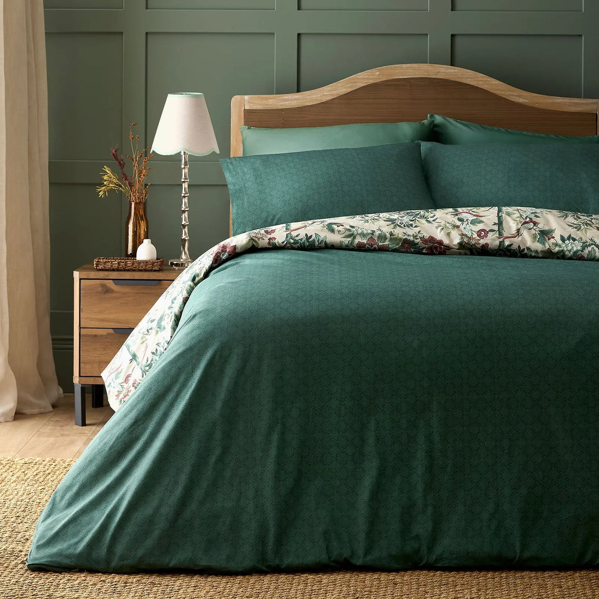 Otillie Tapestry Natural Polycotton Duvet Cover Set - product image 4