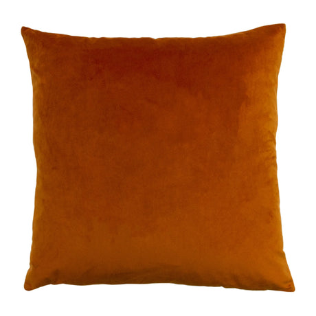 Palm Grove Velvet Teal + Rust Cushion Cover 50cm x 50cm - additional product view 2