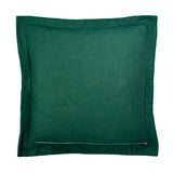 Palmeria 100% Cotton Velvet Emerald Cushion Cover 60cm x 60cm - additional product view 2