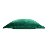 Palmeria 100% Cotton Velvet Emerald Cushion Cover 60cm x 60cm - additional product view 3