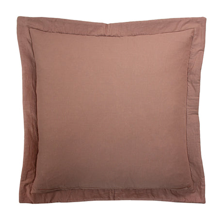 Palmeria 100% Cotton Velvet Blush Cushion Cover 60cm x 60cm - additional product view 2