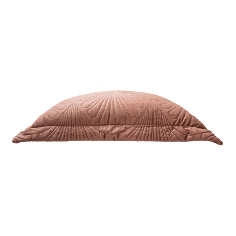 Palmeria 100% Cotton Velvet Blush Cushion Cover 60cm x 60cm - additional product view 3