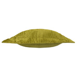 Palmeria Quilted 100% Cotton Velvet Moss Cushion Cover 60cm x 60cm - additional product view 3