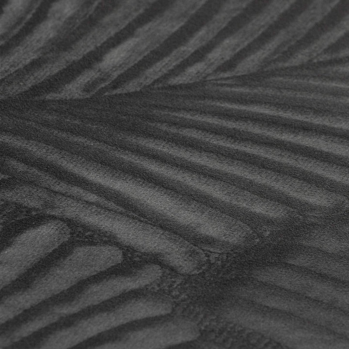 Palmeria Vinyl Wallpaper Black - Ideal