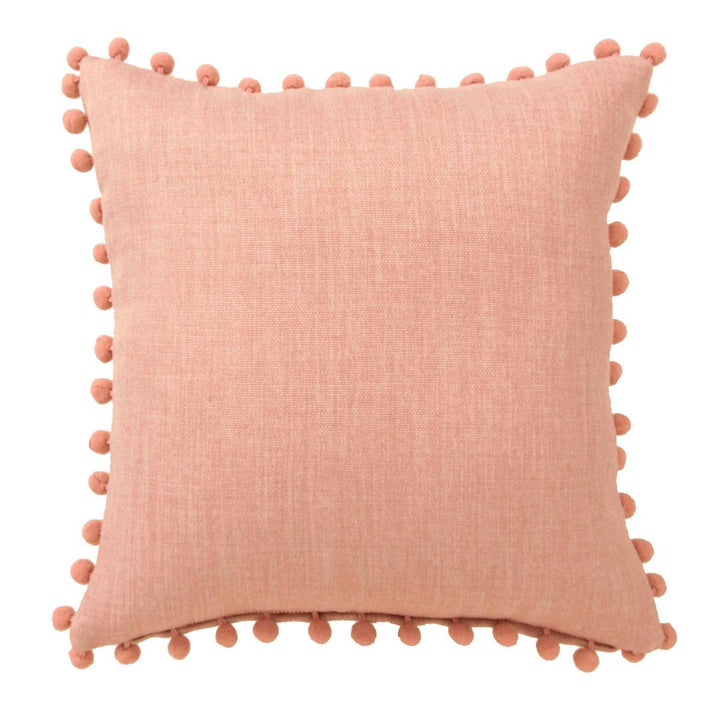 Palos Pom Pom Pink Cushion Cover 17" x 17" - Ideal