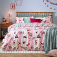 Passport to the North Pole Christmas Reversible Duvet Cover Set image 1