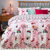 Passport to the North Pole Christmas Reversible Duvet Cover Set image 4