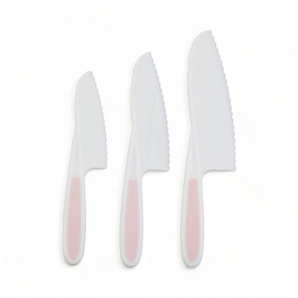 Pastel Pink 3 Piece Knife Set - Ideal