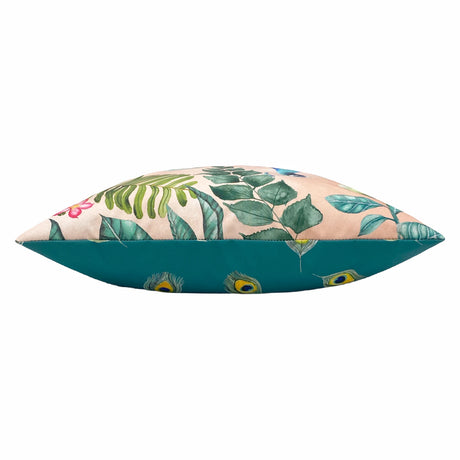 Peacock Outdoor Blush Cushion Cover 43cm x 43cm - additional product view 3