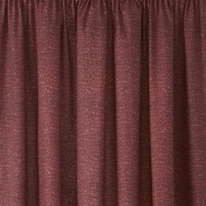 Pembrey Super Thermal Tape Top Curtains Red - Ideal
