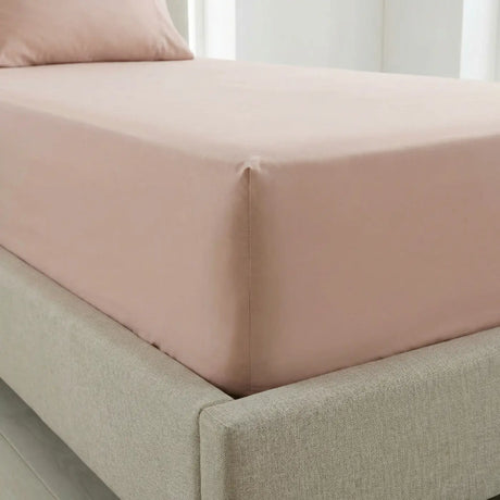 Percale 180 Thread Count Extra Deep Fitted Sheet 40cm Deep 6
