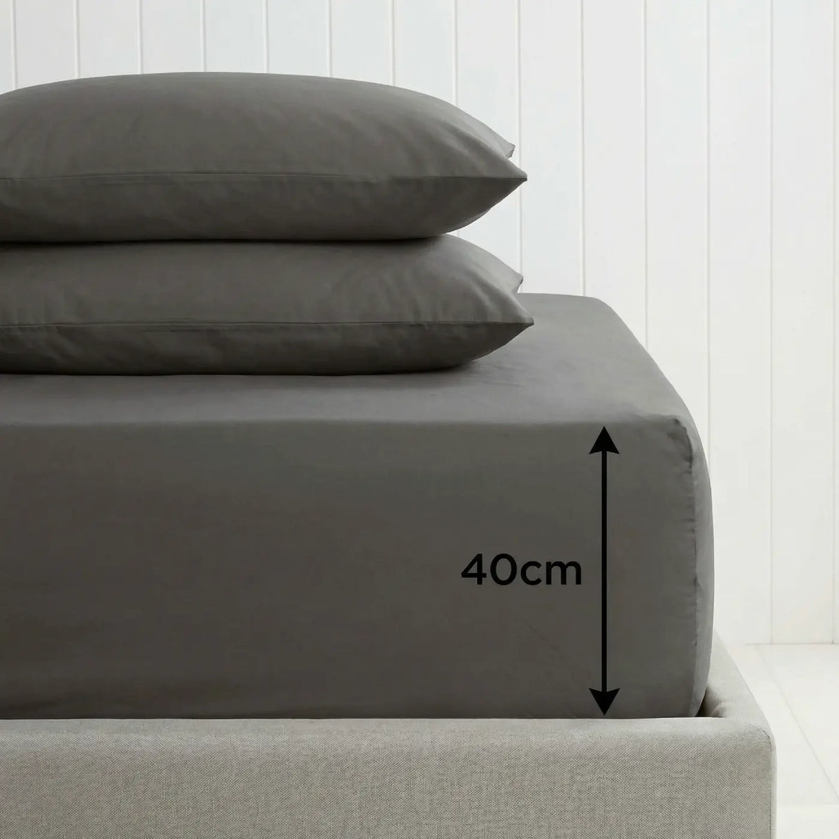 Percale 180 Thread Count Extra Deep Fitted Sheet 40cm Deep 11