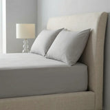 Percale 180 Thread Count Extra Deep Fitted Sheet 40cm Deep - Grey