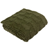 Pines Faux Fur Throw Forest Green 150 x 200cm - image 5