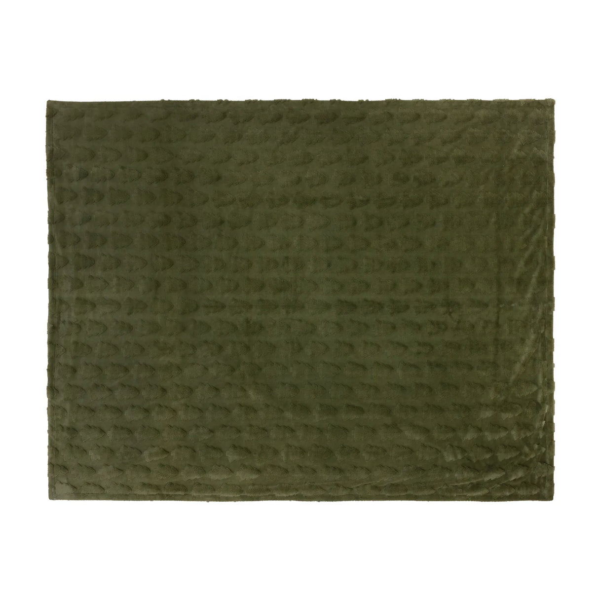 Pines Faux Fur Throw Forest Green 150 x 200cm - image 7