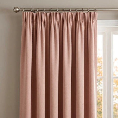 100% Blackout Tape Top Pencil Pleat Curtains 17