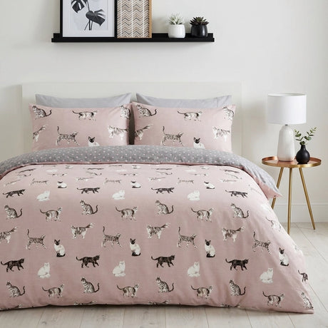 Cats Reversible Duvet Cover Set 1