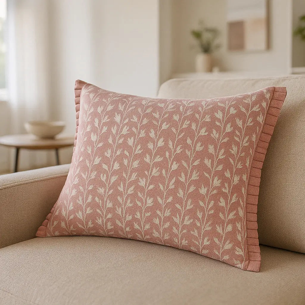 Belle Cushion Cover / Filled Cushion 12" x 20" (30cm x 50cm) - Petal