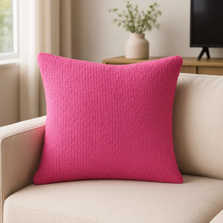 Hayden Eco-Friendly Recycled Cushion Cover 43cm x 43cm - Pink