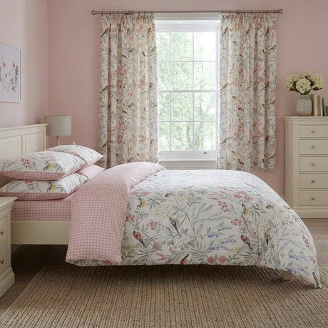 Caraway Floral Duvet Cover Set - Pink