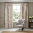 Caraway Floral Pencil Pleat Ready Made Curtains 1