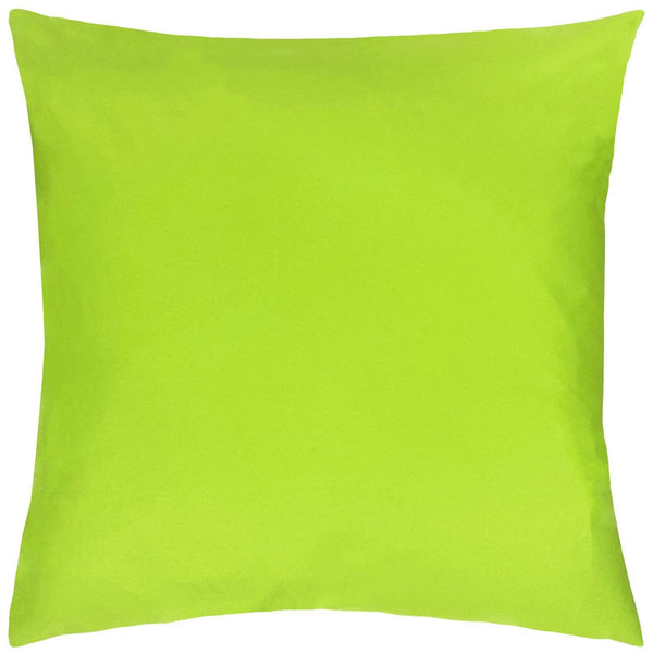 Plain Lime Outdoor Cushion Cover 22" x 22" - Ideal