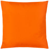 Plain Outdoor Orange Cushion Cover 43cm x 43cm - additional product view 2