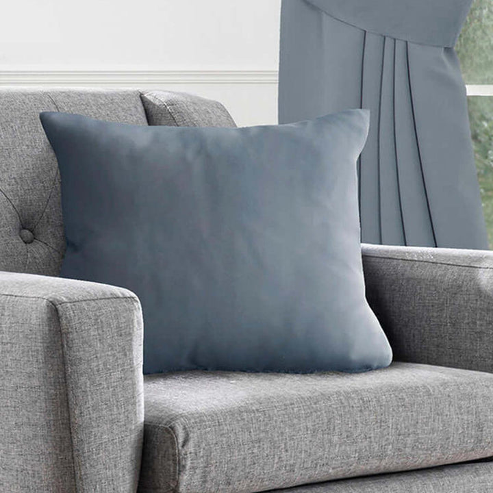 Plain Woven Grey Cushion Cover 17" x 17" - Ideal