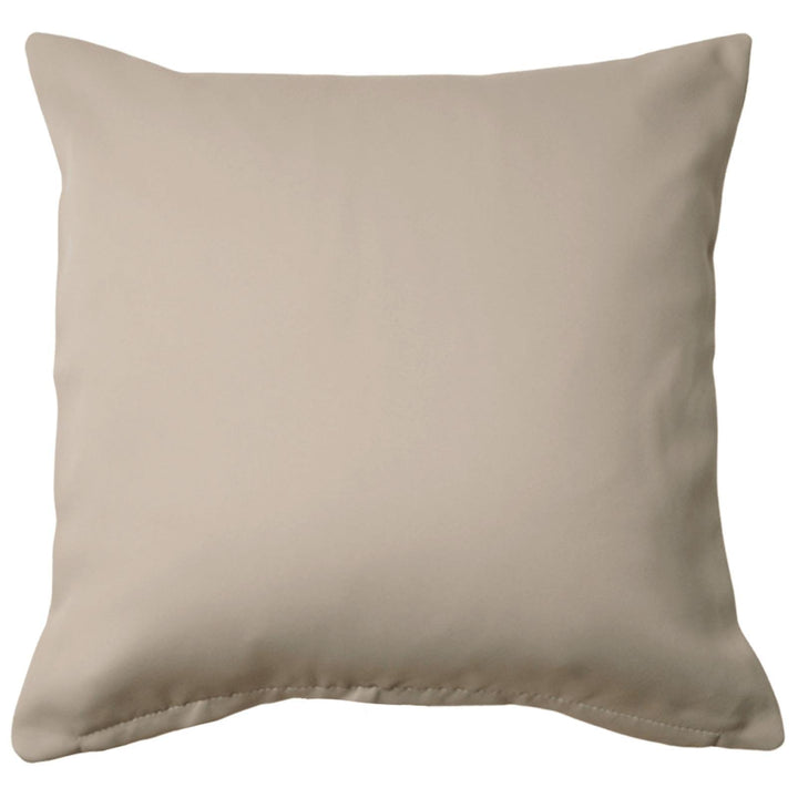 Plain Woven Latte Cushion Cover 17" x 17" - Ideal
