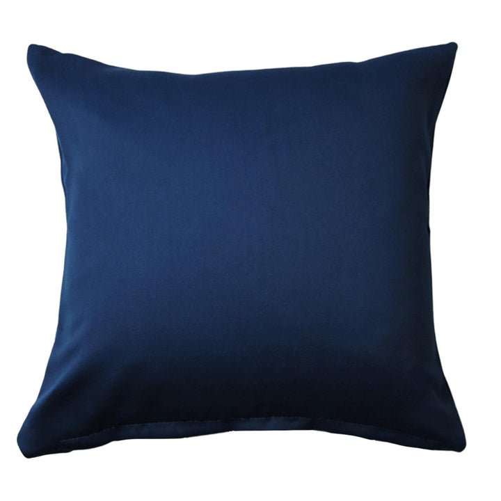 Plain Woven Navy Cushion Cover 17" x 17" - Ideal