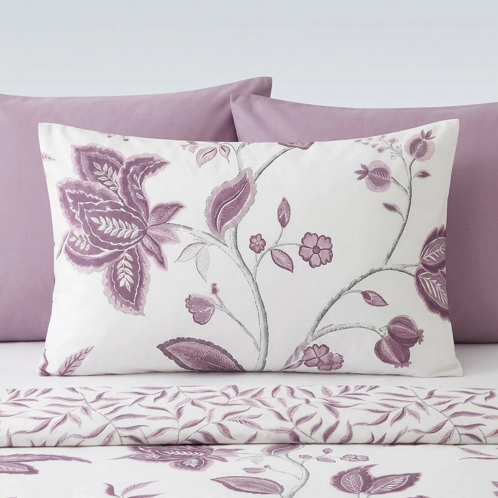 Samira Floral Teal Polycotton Duvet Cover Set 7