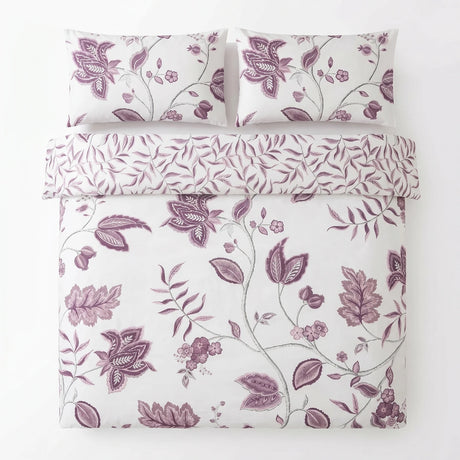 Samira Floral Teal Polycotton Duvet Cover Set 6