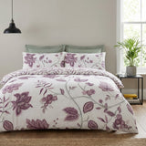 Samira Floral Teal Polycotton Duvet Cover Set 5