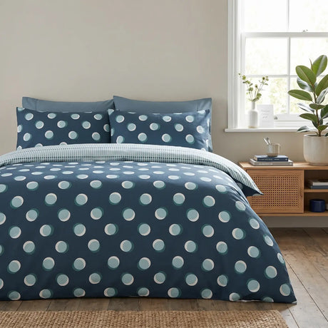 Polka Spot Polycotton Duvet Cover Set
