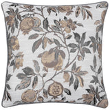 Pomegranate Jacquard Natural Cushion Cover 50cm x 50cm - additional product view 1
