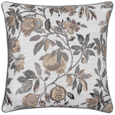 Pomegranate Jacquard Natural Cushion Cover 50cm x 50cm - additional product view 1