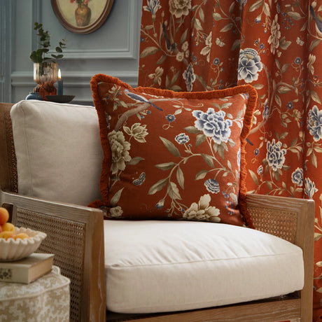 Porcelain Garden Rust Cushion Cover 50cm x 50cm - additional product view 1