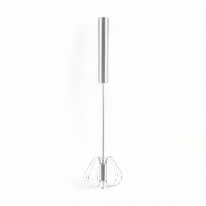 Press + Spin Silver 26cm Whisk - Ideal
