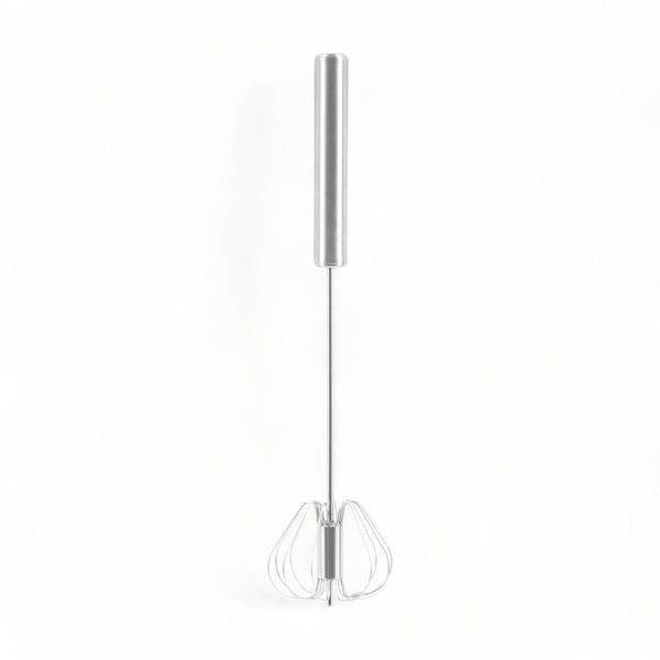 Press + Spin Silver 26cm Whisk - Ideal