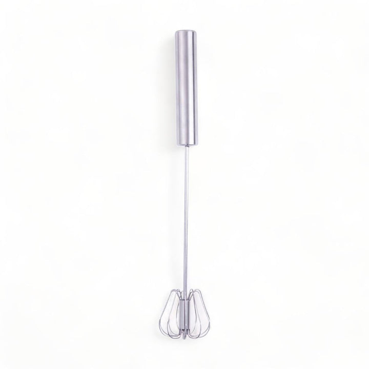 Press + Spin Silver 35cm Whisk - Ideal