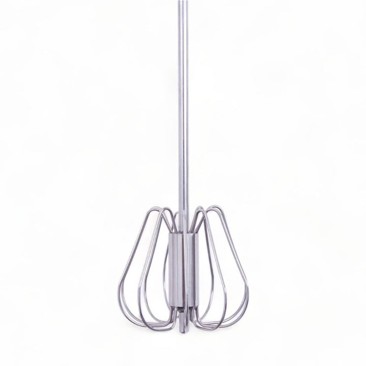 Press + Spin Silver 35cm Whisk - Ideal