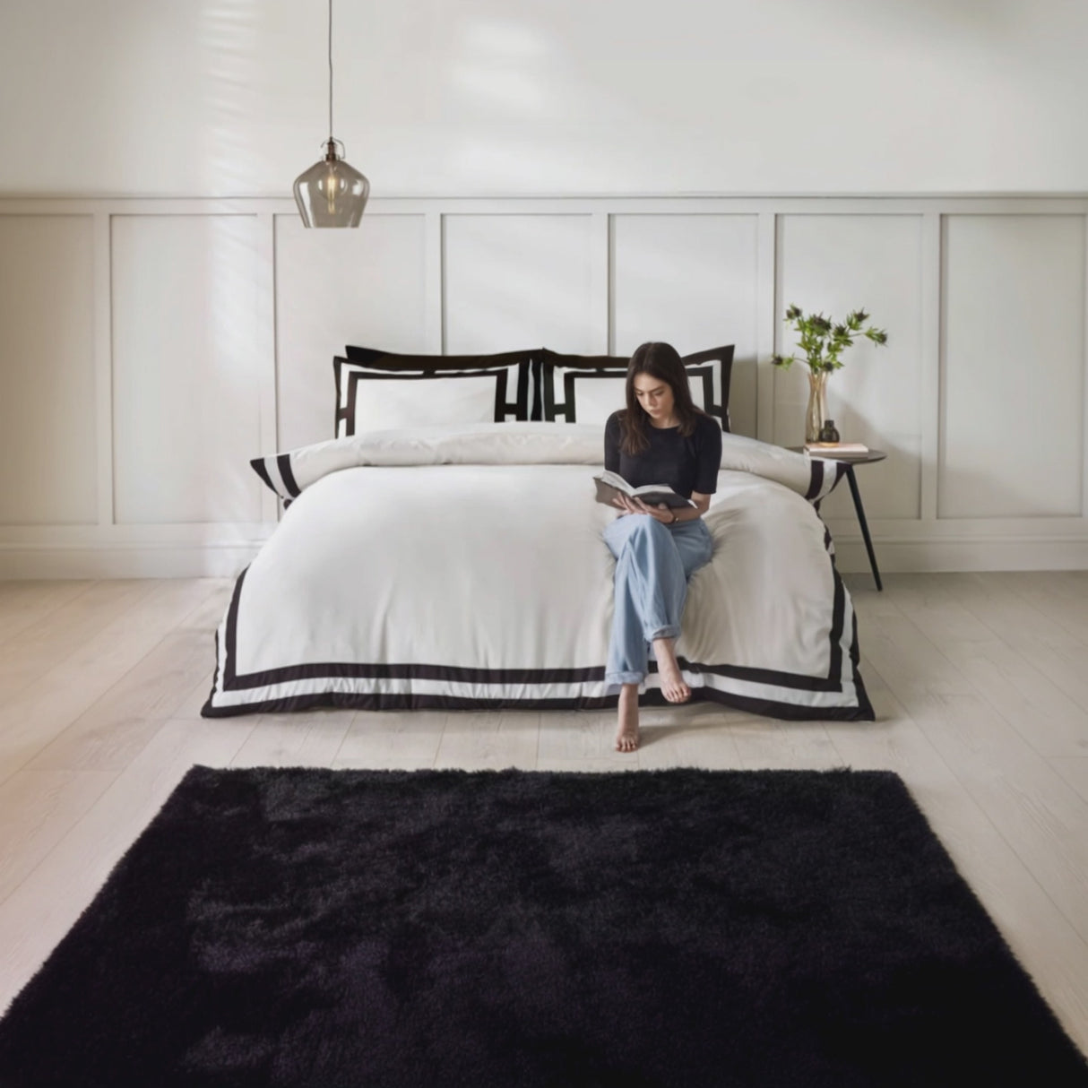 So Soft Mono Panel Duvet Cover Set by Catherine Lansfield