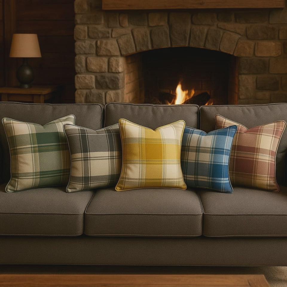 Balmoral Check Cushion Cover 17" x 17" (43cm x 43cm) by Fusion